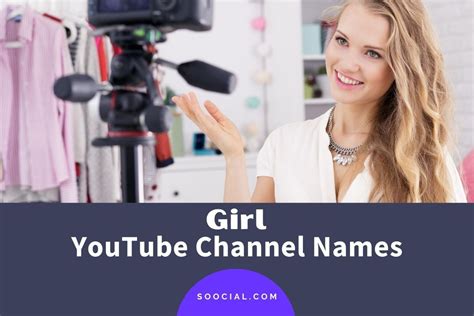 youtube channel names for girls.